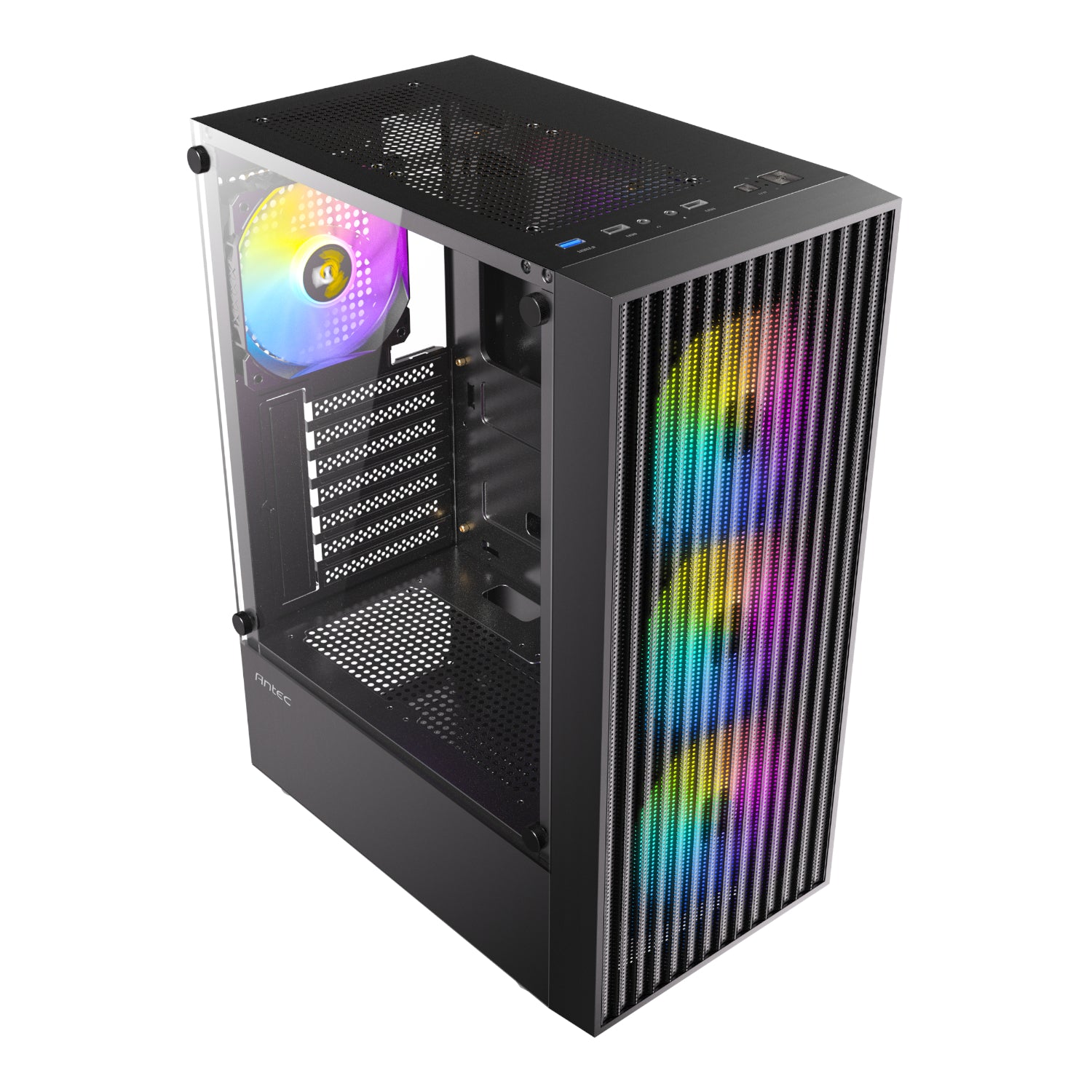 Antec AX27 RGB ELITE ATX Gaming Chassis - Black - Stellar Technologies