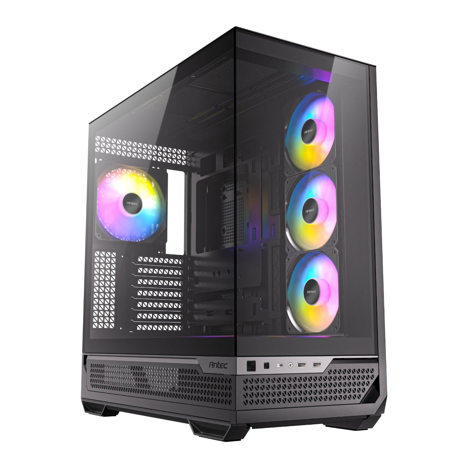 Antec C7 ARGB E-ATX Mid Tower Gaming Chassis - Black - Stellar Technologies
