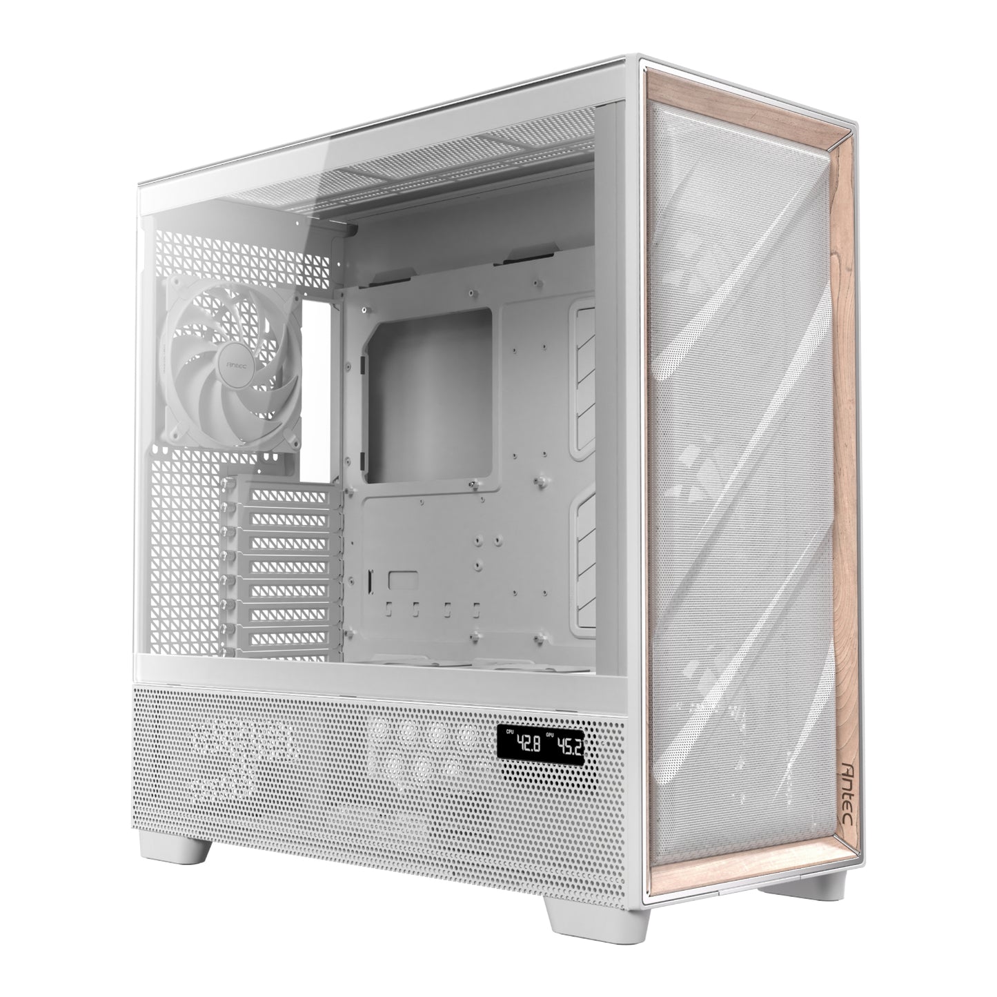Antec FLUX PRO E-ATX Full Tower Gaming Chassis - White - Stellar Technologies