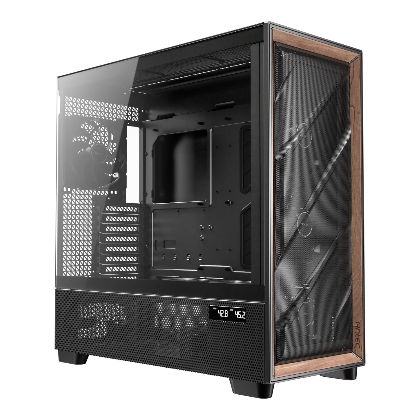 Antec FLUX PRO E-ATX Full Tower Gaming Chassis - Black - Stellar Technologies