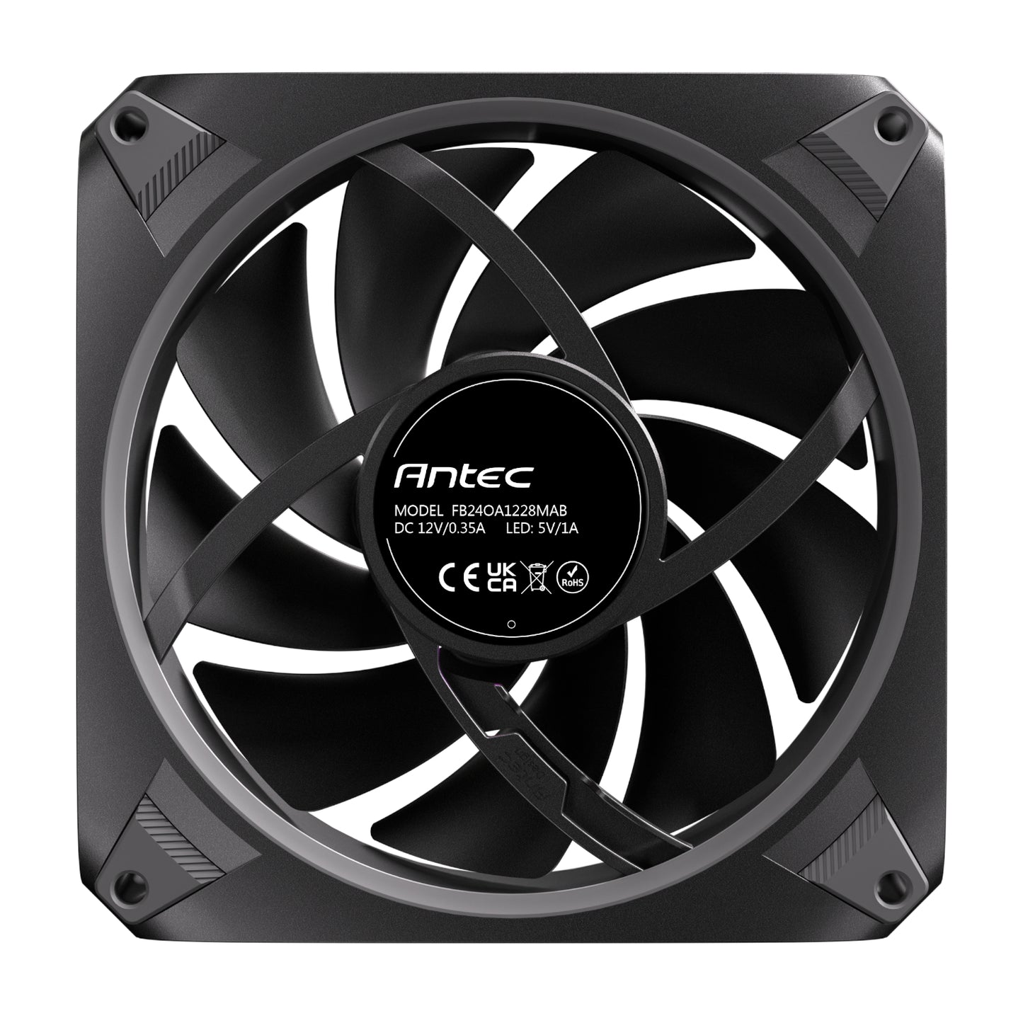Antec ORBIT PWM 120mm ARGB Fan 3 Pack - Black - Stellar Technologies
