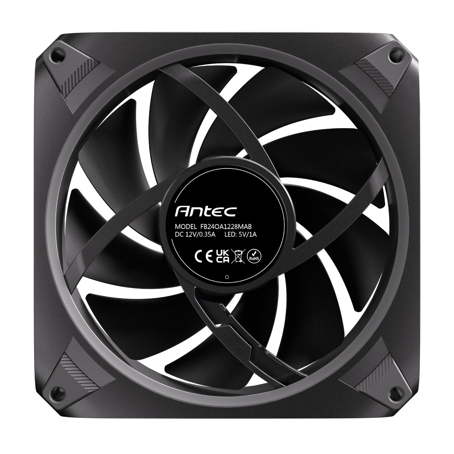Antec ORBIT PWM 120mm ARGB Fan 3 Pack - Black - Stellar Technologies