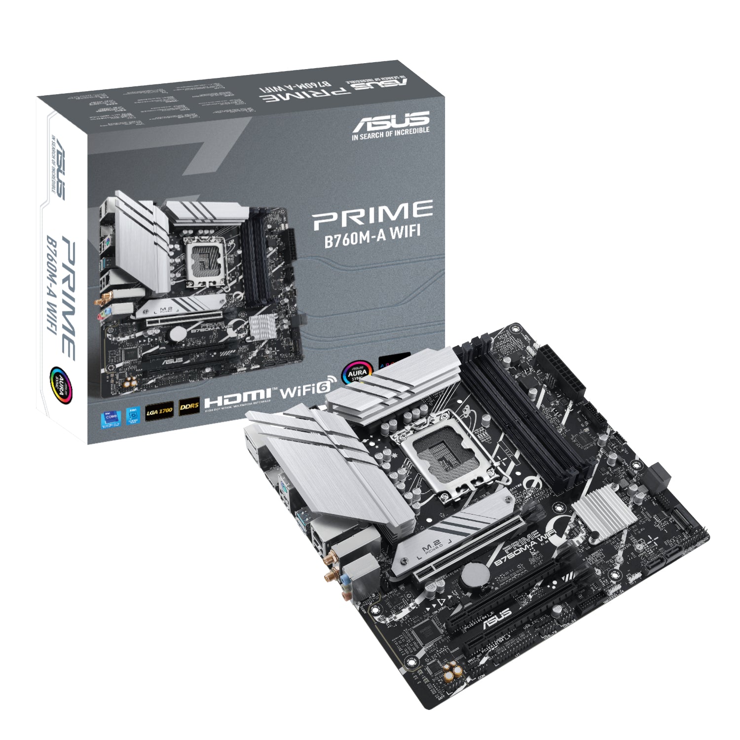 Asus PRIME B760M-A WIFI Intel LGA1700 M-ATX Motherboard - Stellar Technologies