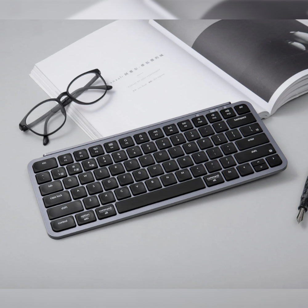 Keychron B1 Pro Ultra-Slim 75% Wireless Keyboard - Space Grey - Stellar Technologies