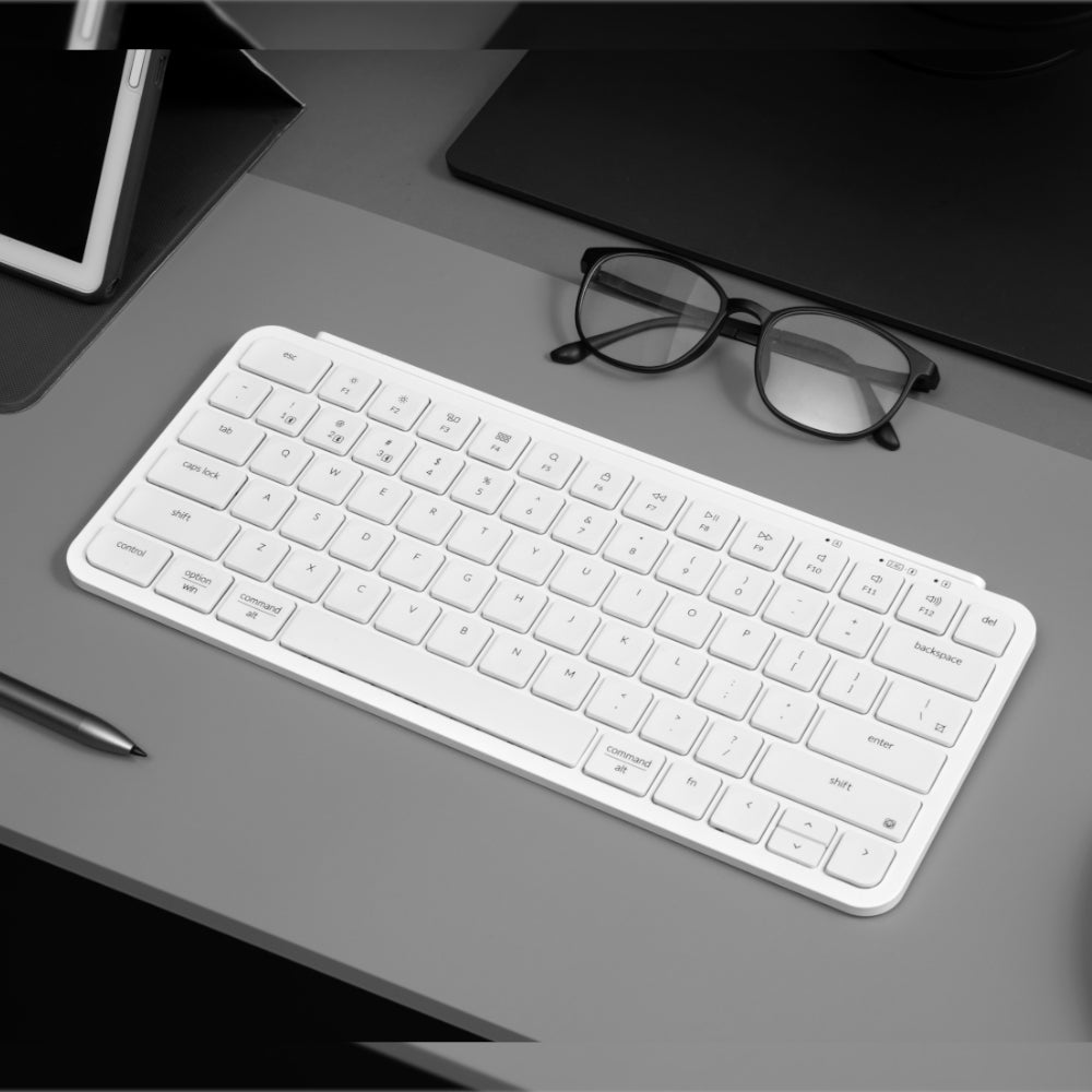 Keychron B1 Pro Ultra-Slim 75% Wireless Keyboard - Ivory White - Stellar Technologies