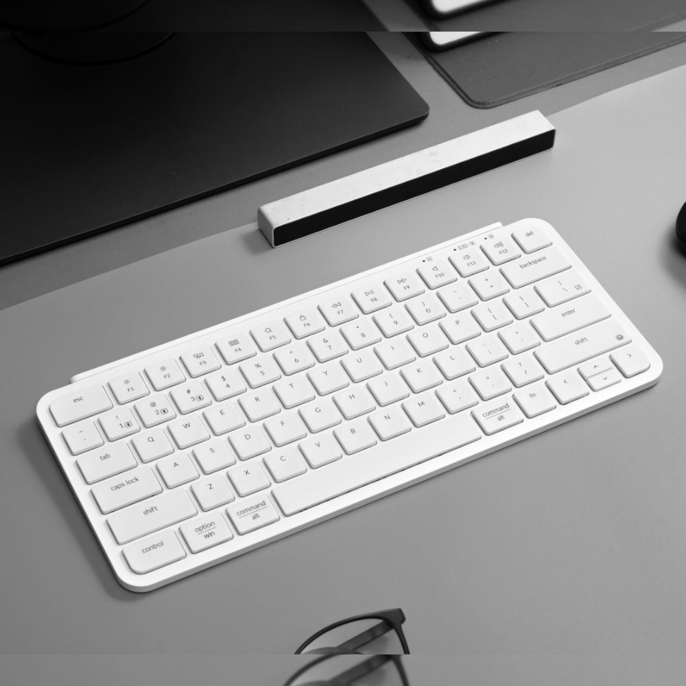 Keychron B1 Pro Ultra-Slim 75% Wireless Keyboard - Ivory White - Stellar Technologies