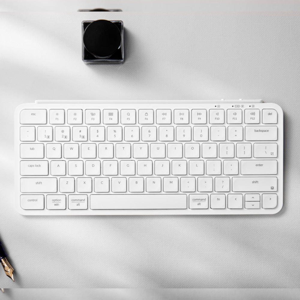 Keychron B1 Pro Ultra-Slim 75% Wireless Keyboard - Ivory White - Stellar Technologies