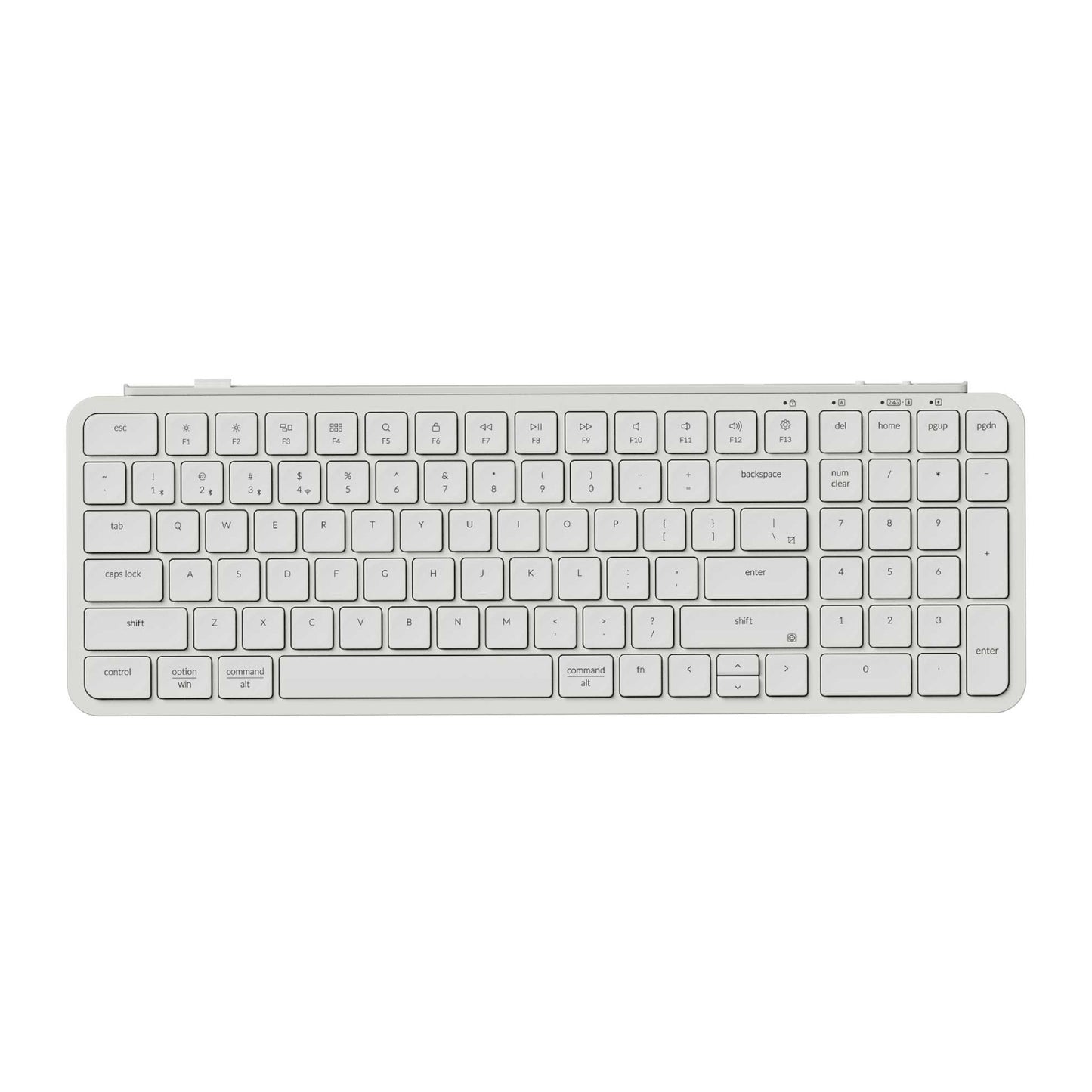Keychron B2 Pro Ultra-Slim 96% Wireless Keyboard - Ivory White - Stellar Technologies