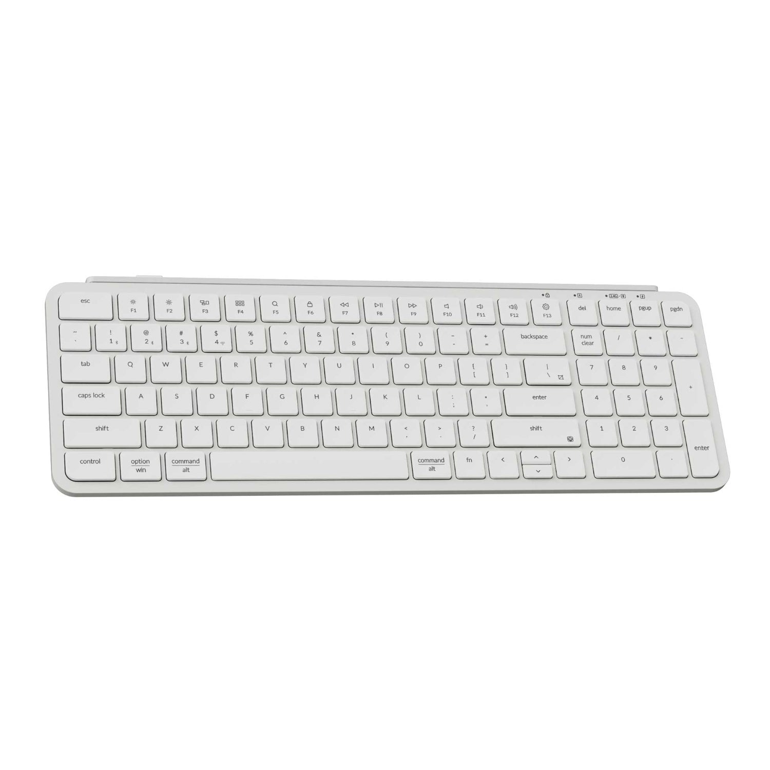 Keychron B2 Pro Ultra-Slim 96% Wireless Keyboard - Ivory White - Stellar Technologies