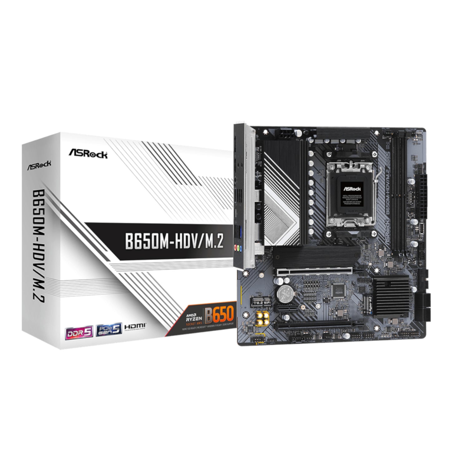 ASRock B650M-HDV/M.2 AM5 Micro-ATX Motherboard - Stellar Technologies
