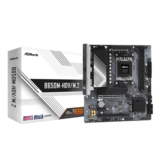 ASRock B650M-HDV/M.2 AM5 Micro-ATX Motherboard - Stellar Technologies