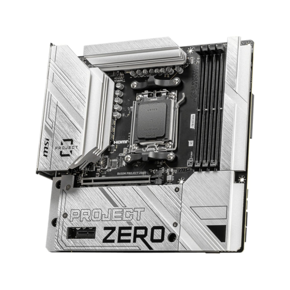 MSI B650M PROJECT ZERO MotherBoard - Stellar Technologies