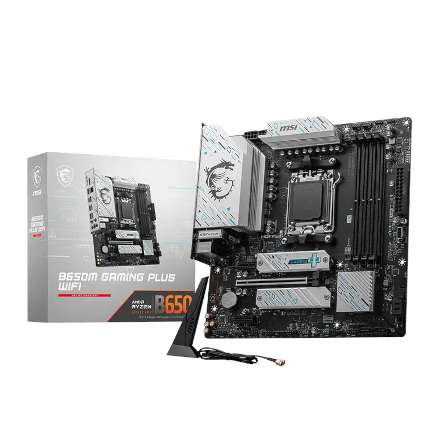 MSI B650M Gaming Plus WiFi AM5 M-ATX Gaming Motherboard - Stellar Technologies
