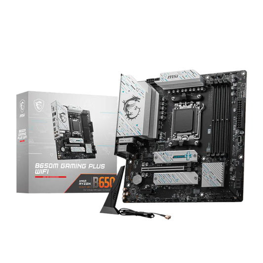 MSI B650M Gaming Plus WiFi AM5 M-ATX Gaming Motherboard - Stellar Technologies