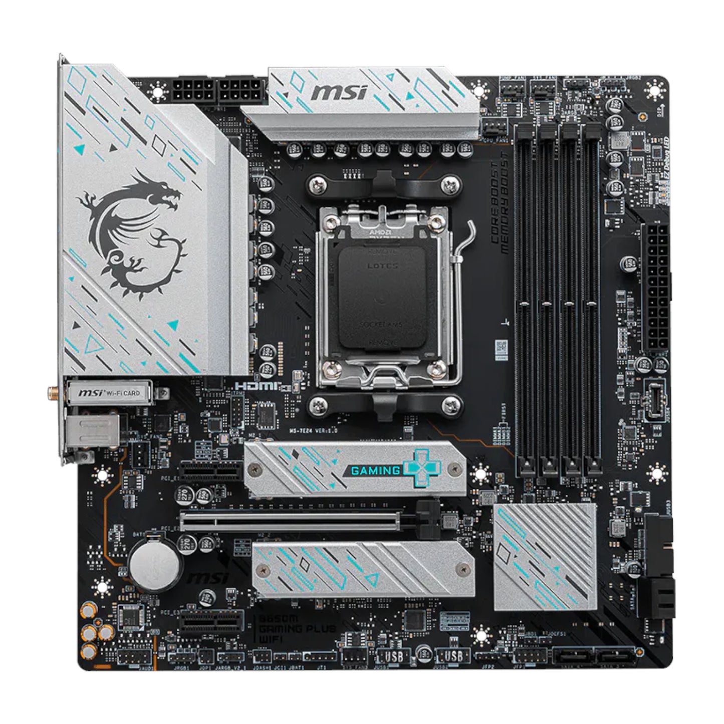MSI B650M Gaming Plus WiFi AM5 M-ATX Gaming Motherboard - Stellar Technologies