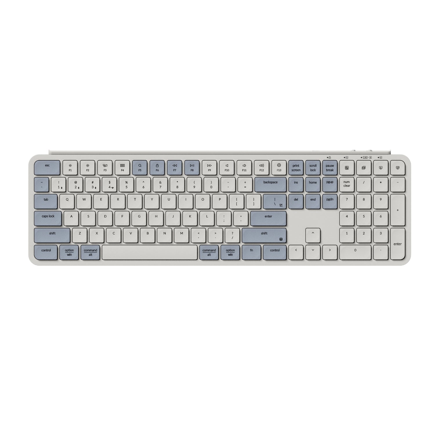 Keychron B6 Pro Ultra-Slim 100% Wireless Keyboard - Retro Blue - Stellar Technologies
