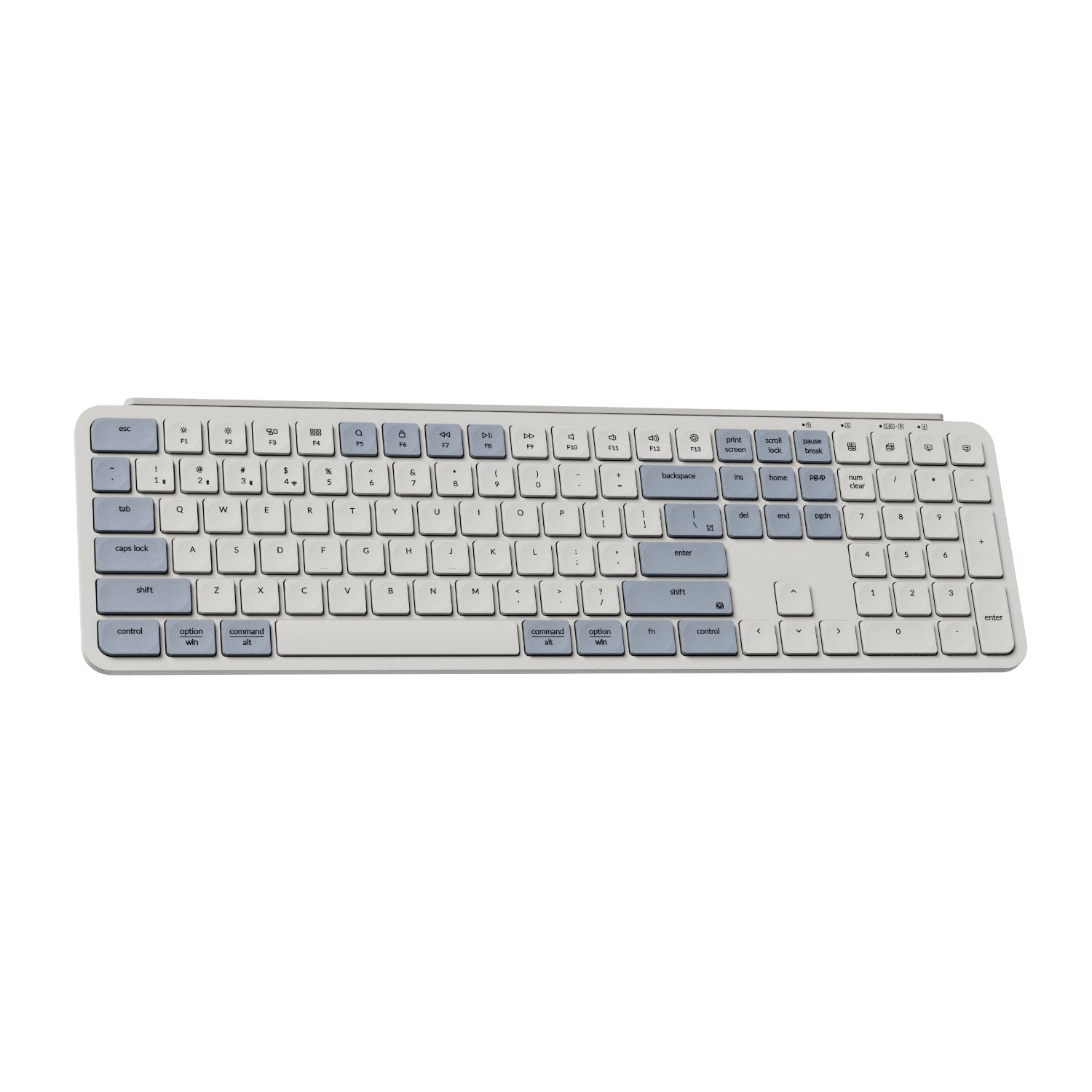 Keychron B6 Pro Ultra-Slim 100% Wireless Keyboard - Retro Blue - Stellar Technologies