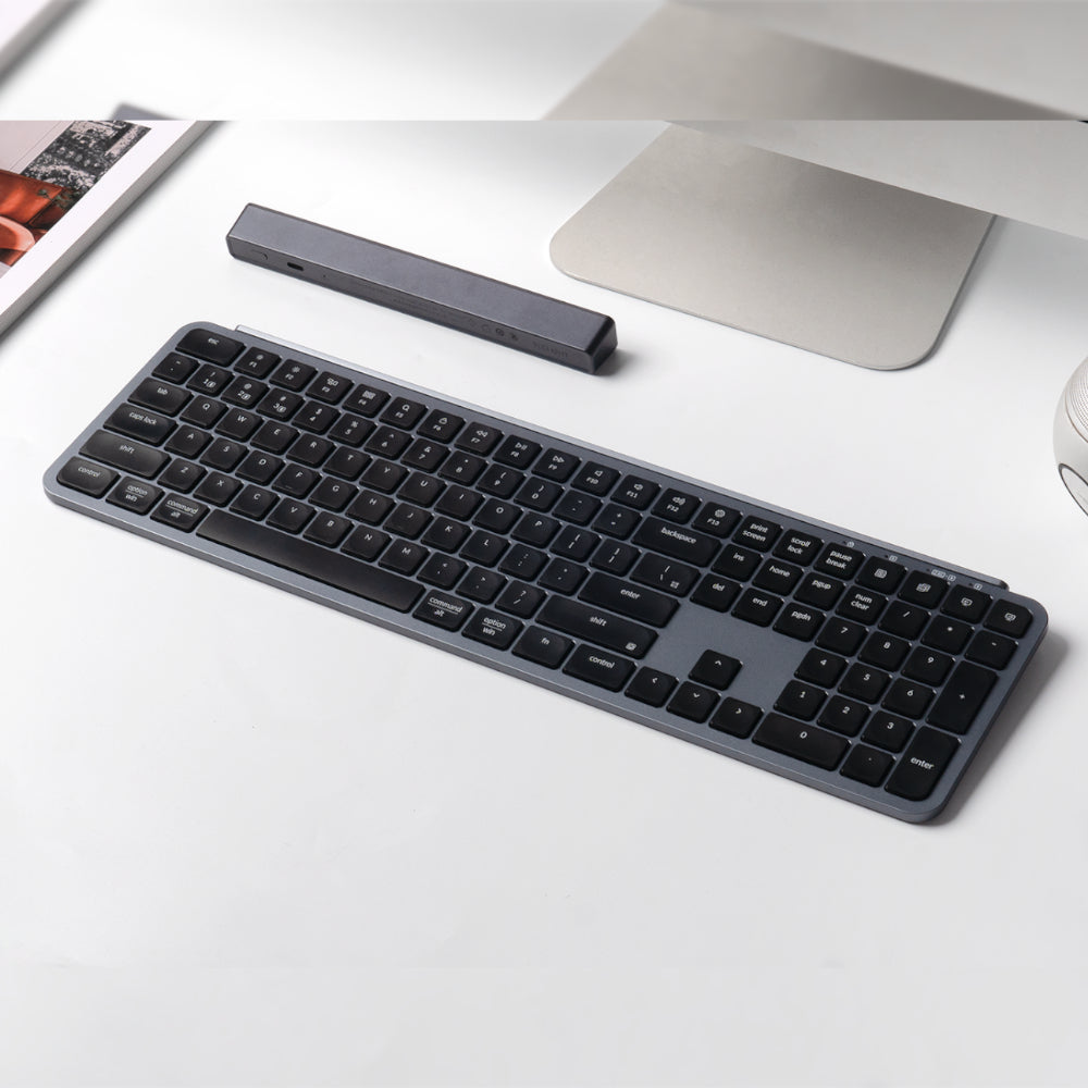 Keychron B6 Pro Ultra-Slim 100% Wireless Keyboard - Space Grey - Stellar Technologies