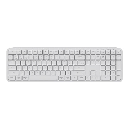Keychron B6 Pro Ultra-Slim 100% Wireless Keyboard - Ivory White - Stellar Technologies