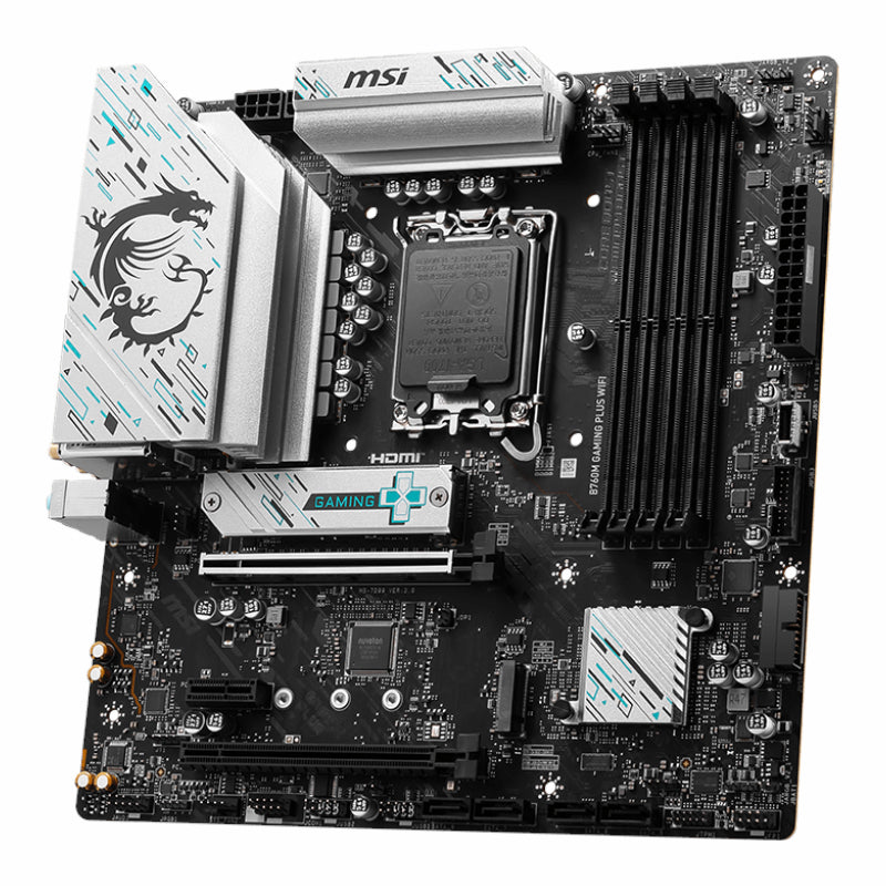 MSI B760M GAMING PLUS WIFI DDR5 Intel LGA1700 M-ATX Gaming Motherboard - Stellar Technologies