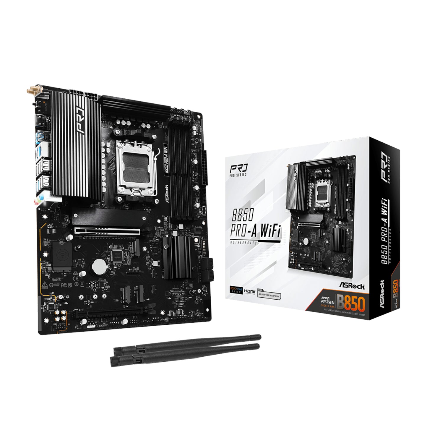 ASRock B850 Pro-A Wi-Fi AM5 ATX Motherboard - Stellar Technologies