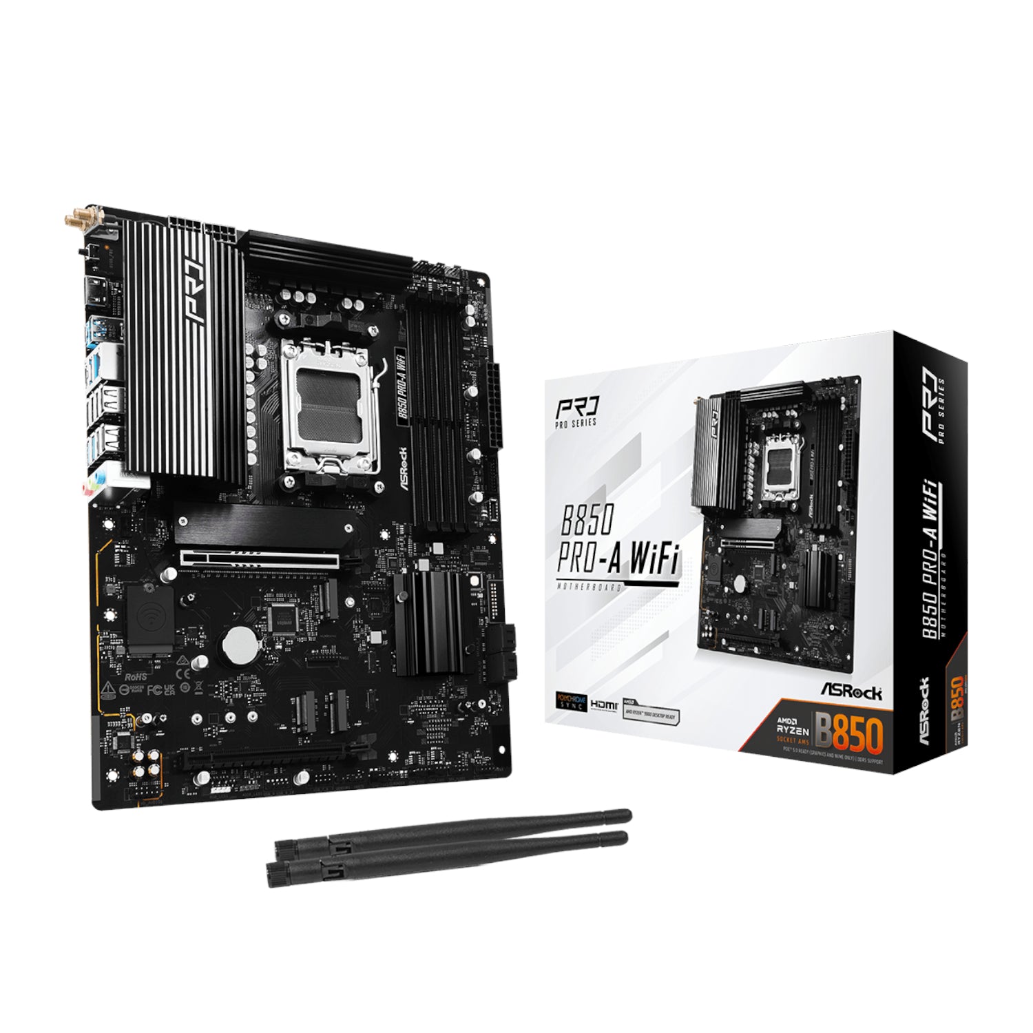 ASRock B850 Pro-A Wi-Fi AM5 ATX Motherboard - Stellar Technologies