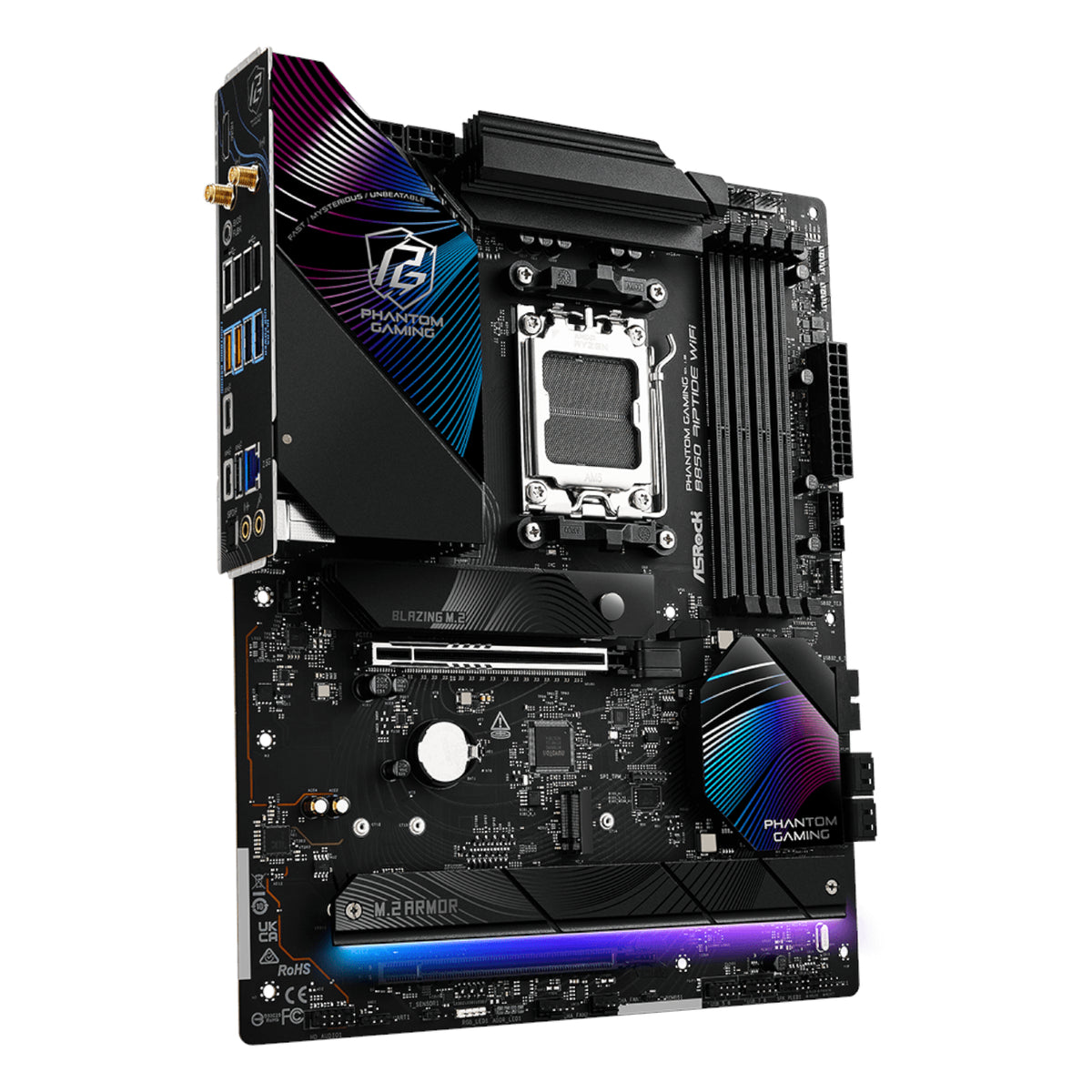 ASROCK B850 RIPTIDE WIFI AM5 ATX 4X DDR5 - Stellar Technologies