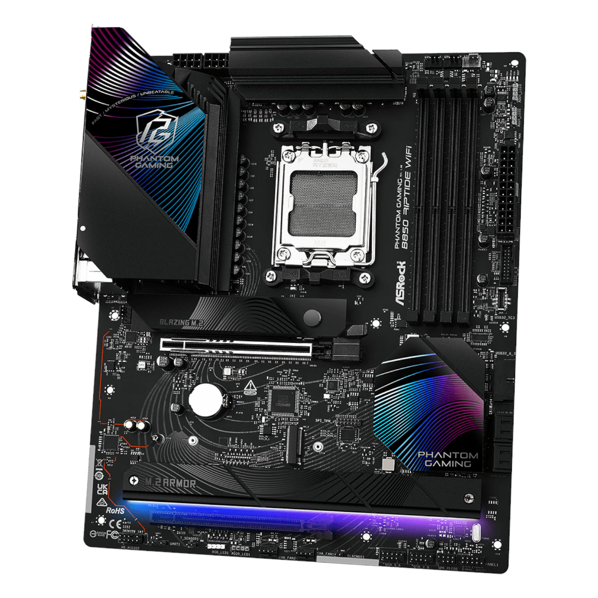 ASROCK B850 RIPTIDE WIFI AM5 ATX 4X DDR5 - Stellar Technologies