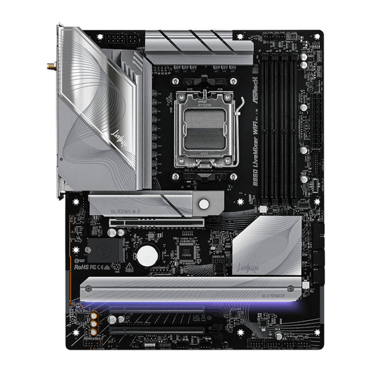 ASRock B850 LiveMixer WiFi AM5 ATX Gaming Motherboard - Stellar Technologies