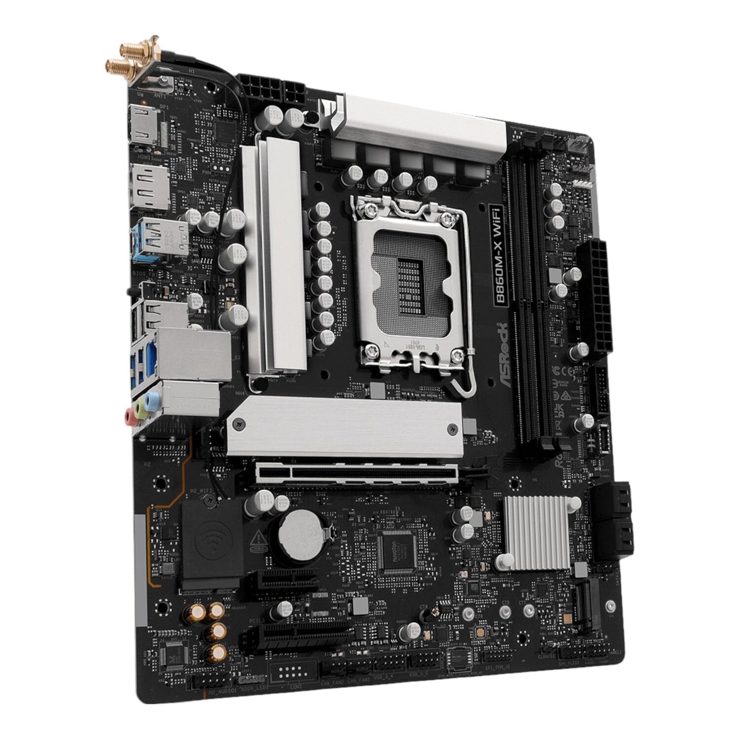 ASRock B860M-X Micro ATX DDR5 Motherboard (PCIe 5 and Wi-Fi 6E) - Stellar Technologies