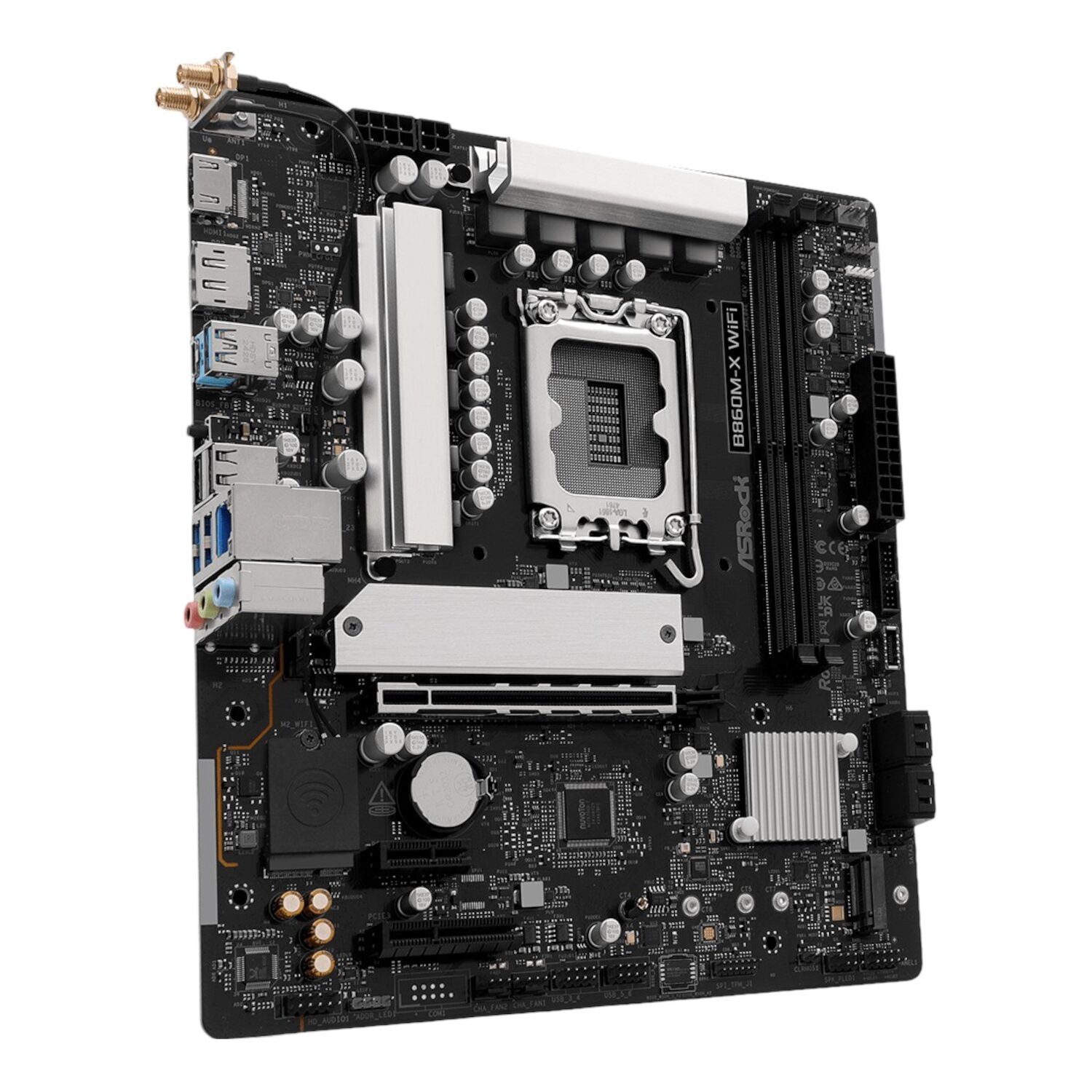 ASRock B860M-X Micro ATX DDR5 Motherboard (PCIe 5 and Wi-Fi 6E) - Stellar Technologies