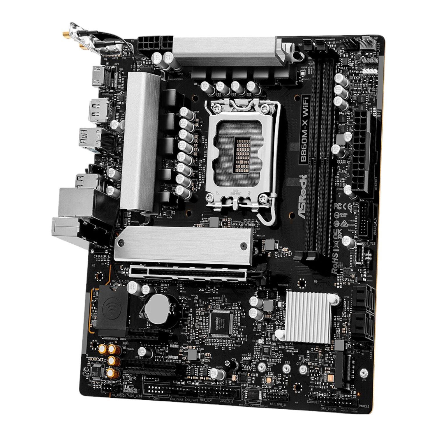 ASRock B860M-X Micro ATX DDR5 Motherboard (PCIe 5 and Wi-Fi 6E) - Stellar Technologies