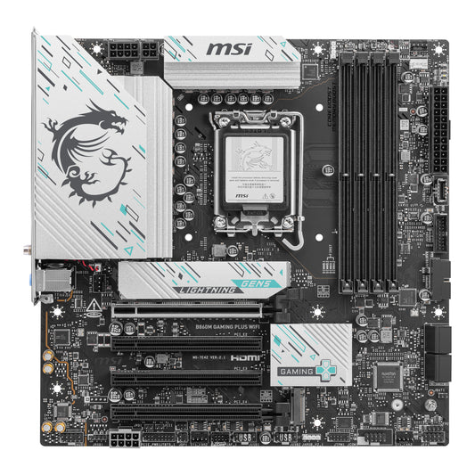 MSI B860M Gaming PLUS WIFI Intel LGA1851 DDR5 M-ATX Motherboard - Stellar Technologies