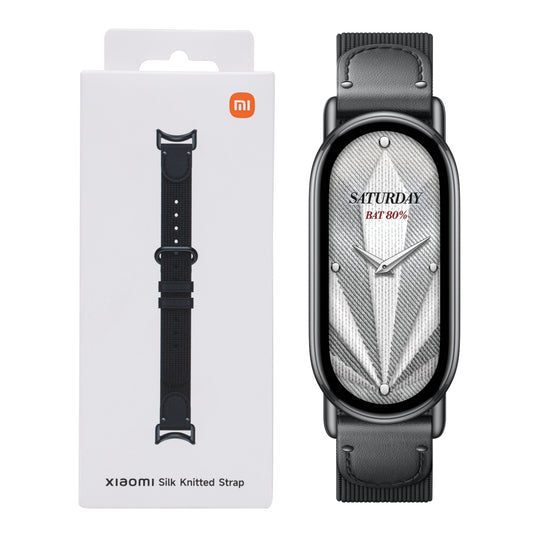 Xiaomi Smart Band 10 Knitted Silk Strap - Ebony Black - Stellar Technologies