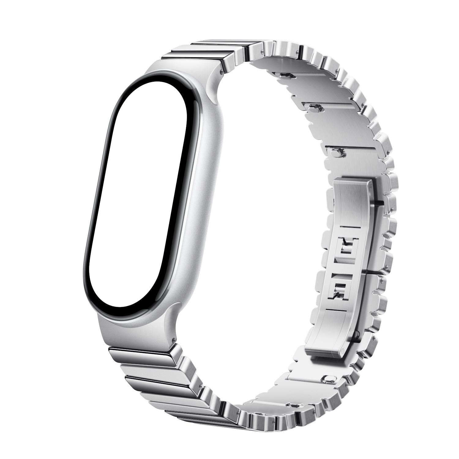 Xiaomi Smart Band 10 Asymmetrical Metal Strap - Silver - Stellar Technologies