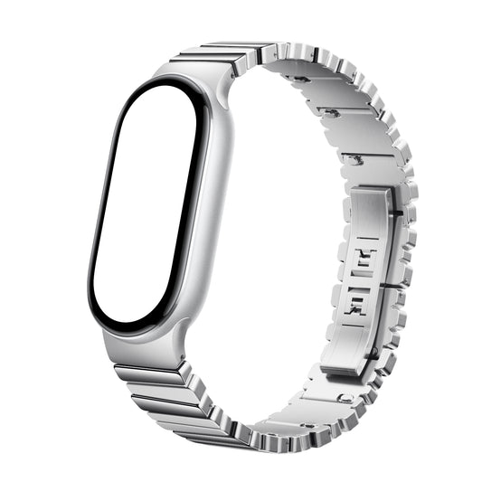 Xiaomi Smart Band 10 Asymmetrical Metal Strap - Silver - Stellar Technologies