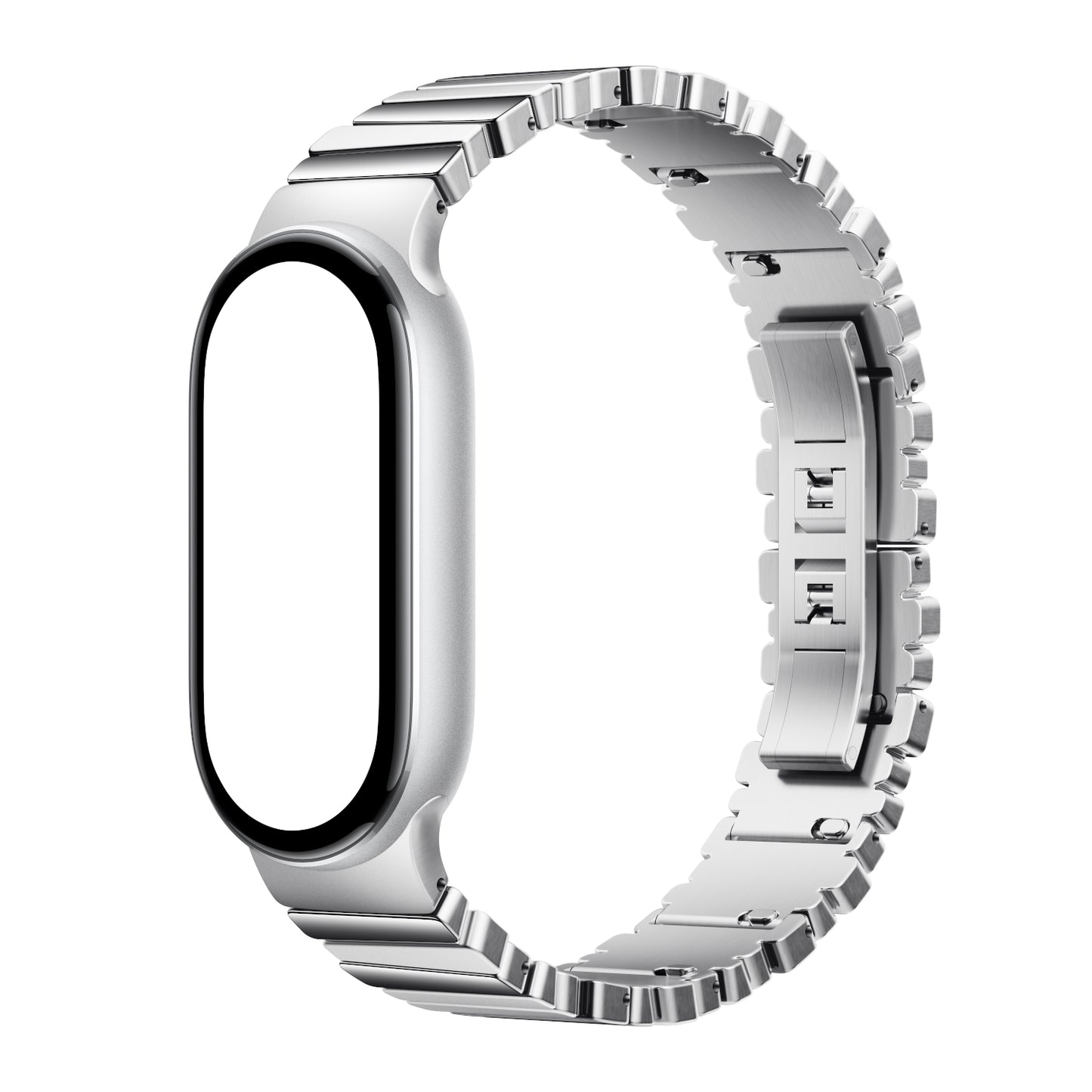 Xiaomi Smart Band 10 Asymmetrical Metal Strap - Silver - Stellar Technologies