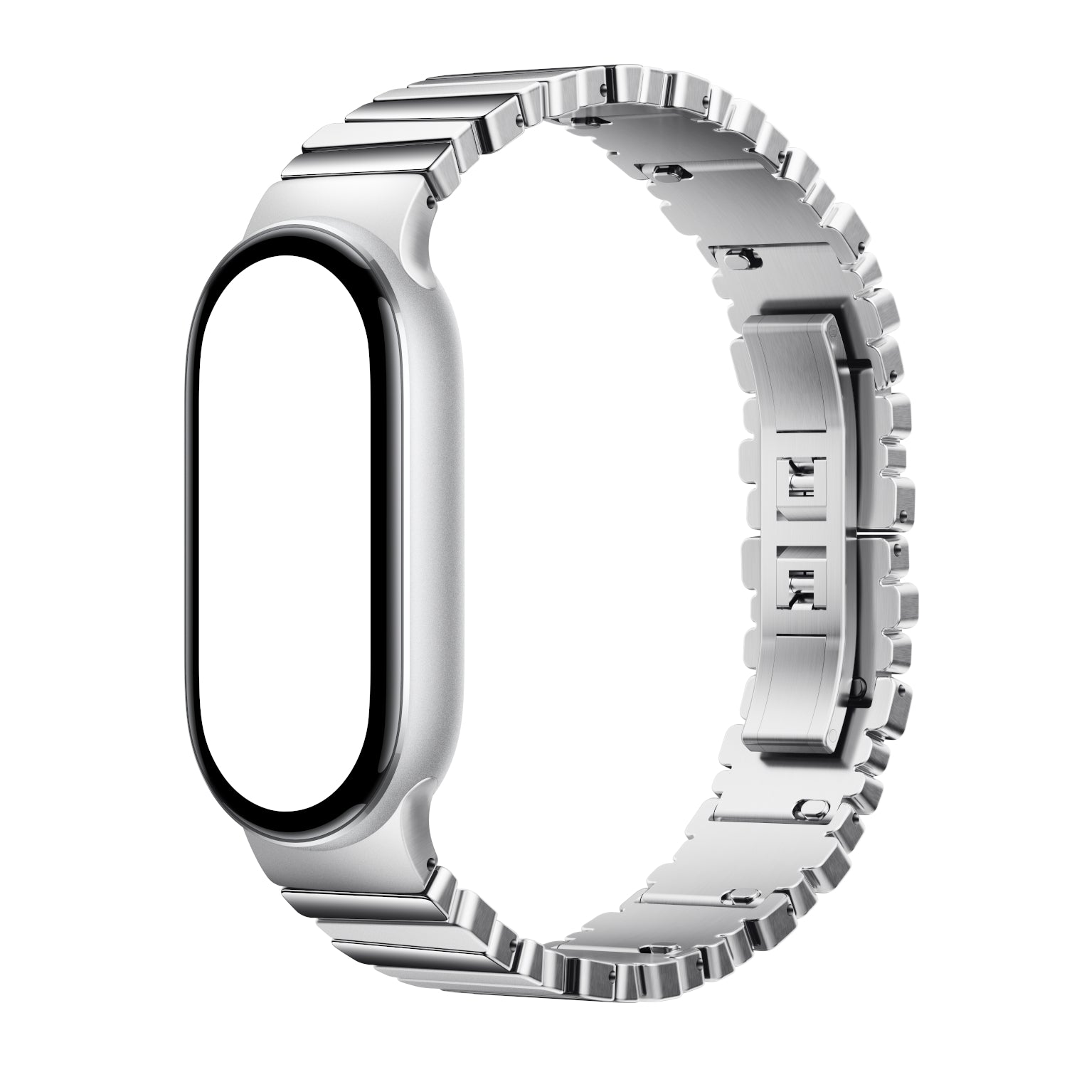 Xiaomi Smart Band 10 Asymmetrical Metal Strap - Silver - Stellar Technologies