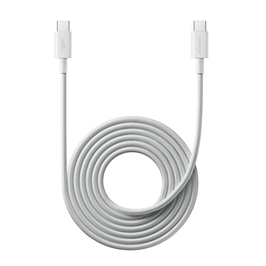 Xiaomi USB4 6A USB Type-C To USB Type-C Braided Cable 2m- (120W, 480 Mbps) - Stellar Technologies