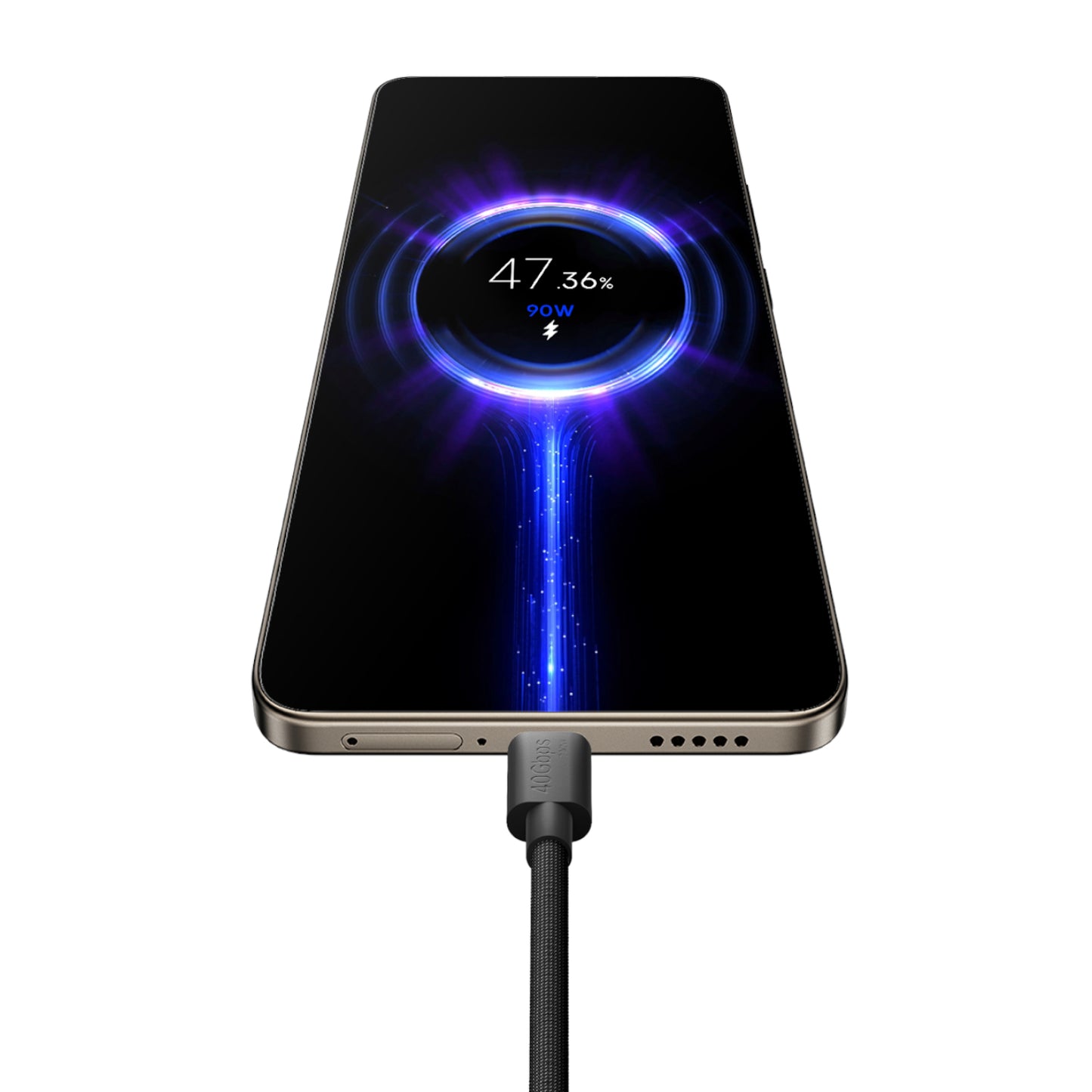 Xiaomi USB4 6A USB Type-C To USB Type-C Braided Cable 1m- (120W, 40Gbps, 8K) - Stellar Technologies