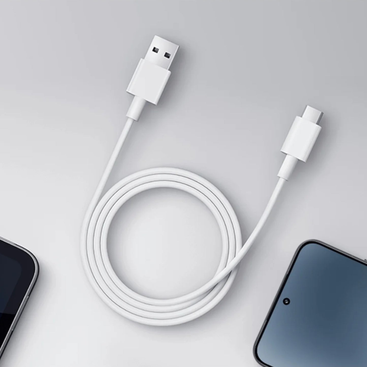 Xiaomi 3A USB-A to USB Type-C Cable 1M - White - Stellar Technologies