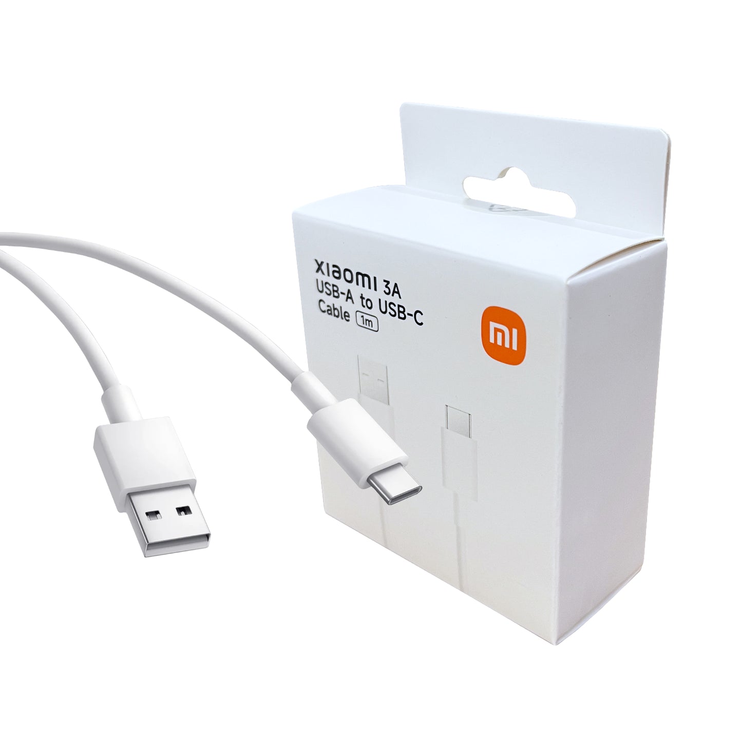 Xiaomi 3A USB-A to USB Type-C Cable 1M - White - Stellar Technologies