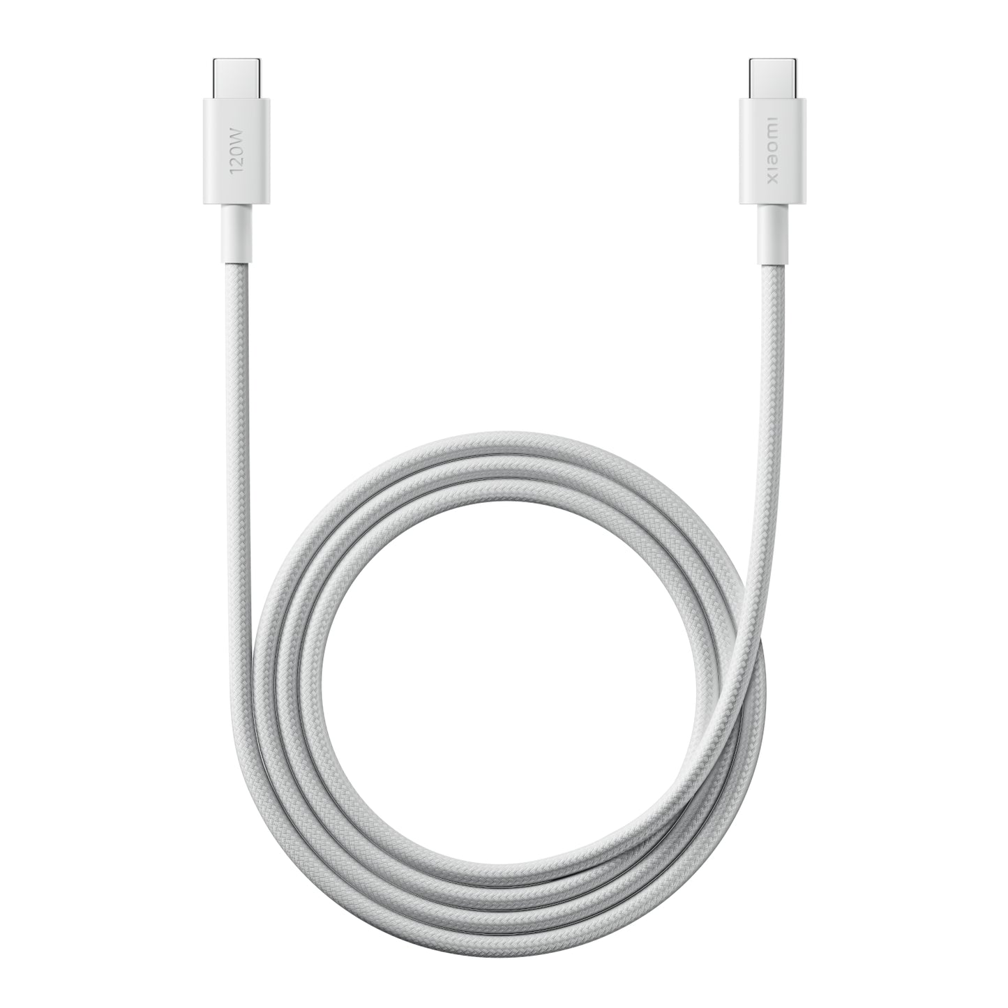 Xiaomi 6A Braided USB Type-C to USB Type-C Cable (1m) - White - Stellar Technologies