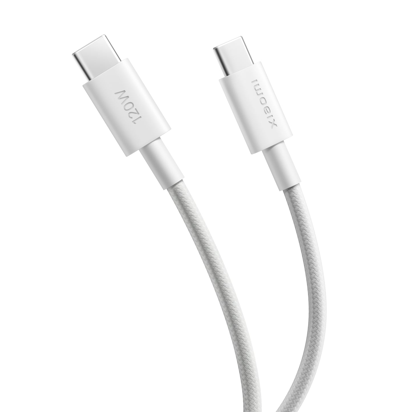 Xiaomi 6A Braided USB Type-C to USB Type-C Cable (1m) - White - Stellar Technologies