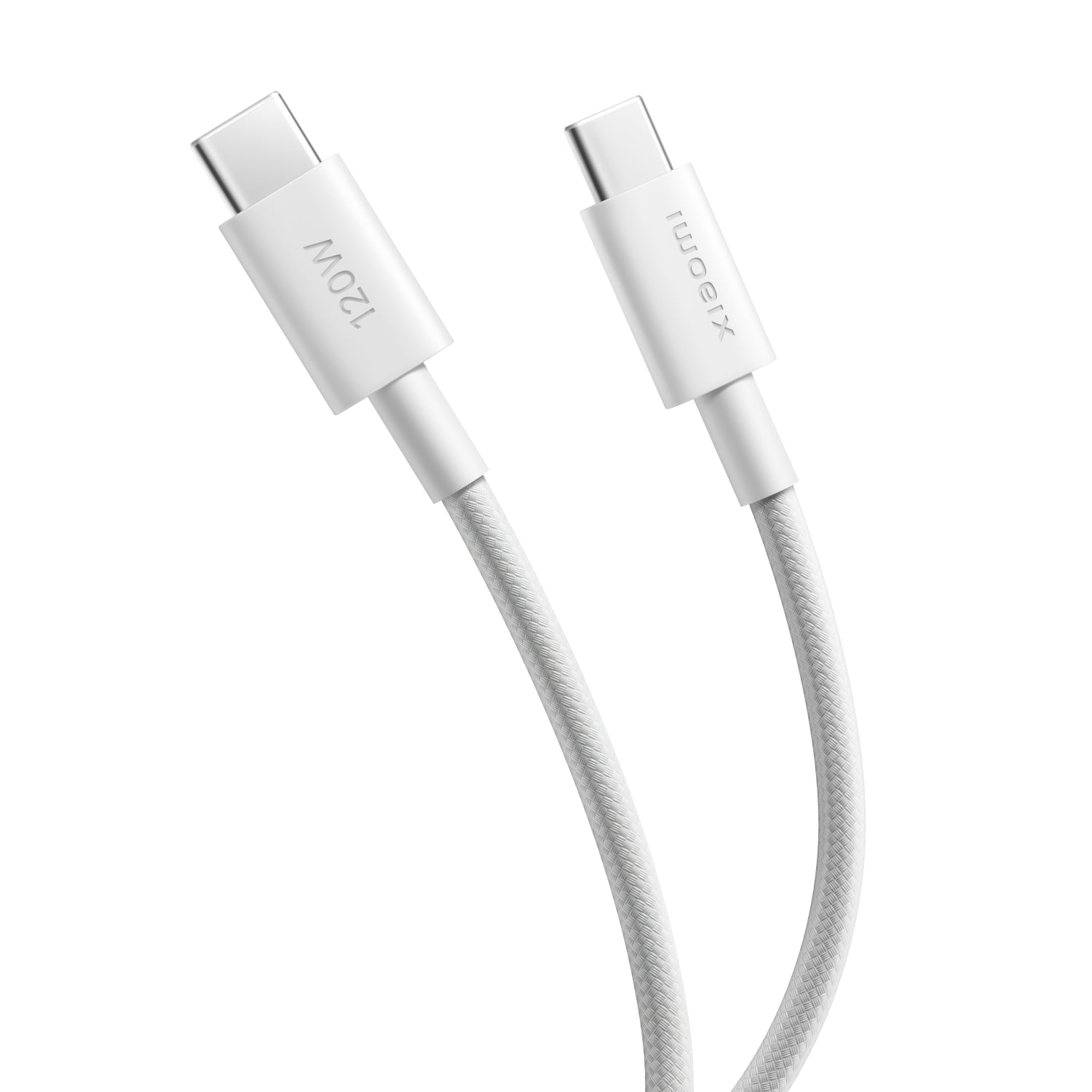 Xiaomi 6A Braided USB Type-C to USB Type-C Cable (1m) - White - Stellar Technologies