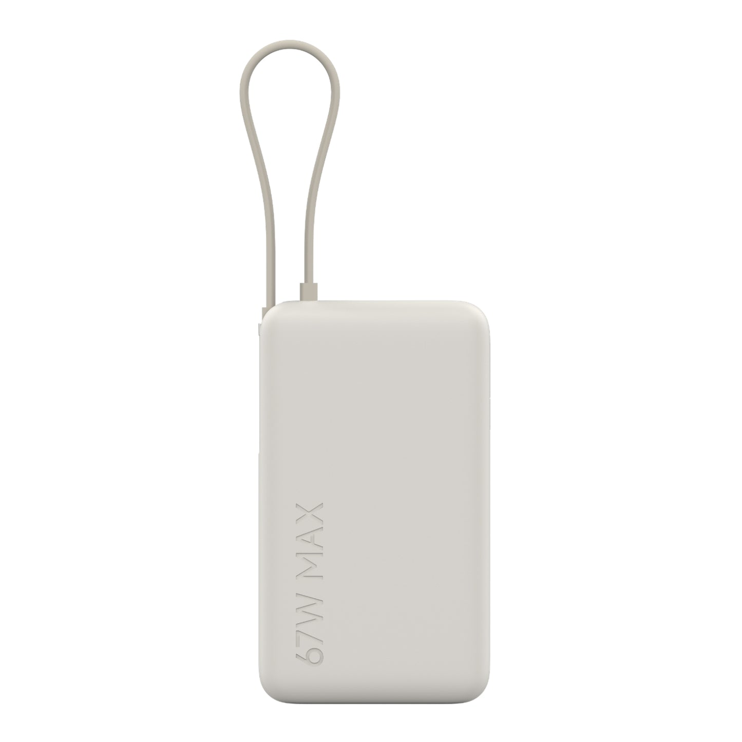 Xiaomi 67W Power Bank 10000mAh (Integrated Cable) - Tan - Stellar Technologies