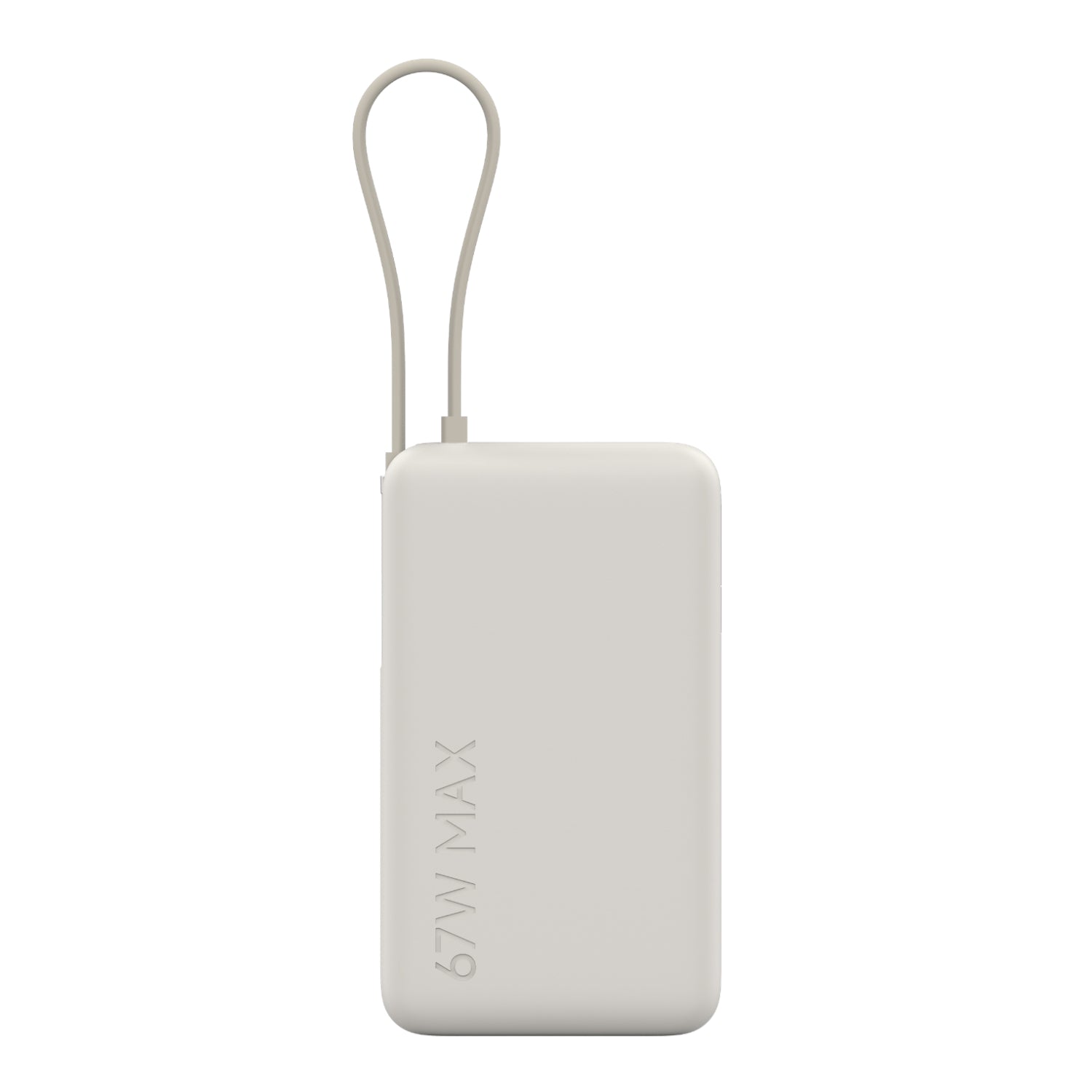 Xiaomi 67W Power Bank 10000mAh (Integrated Cable) - Tan - Stellar Technologies