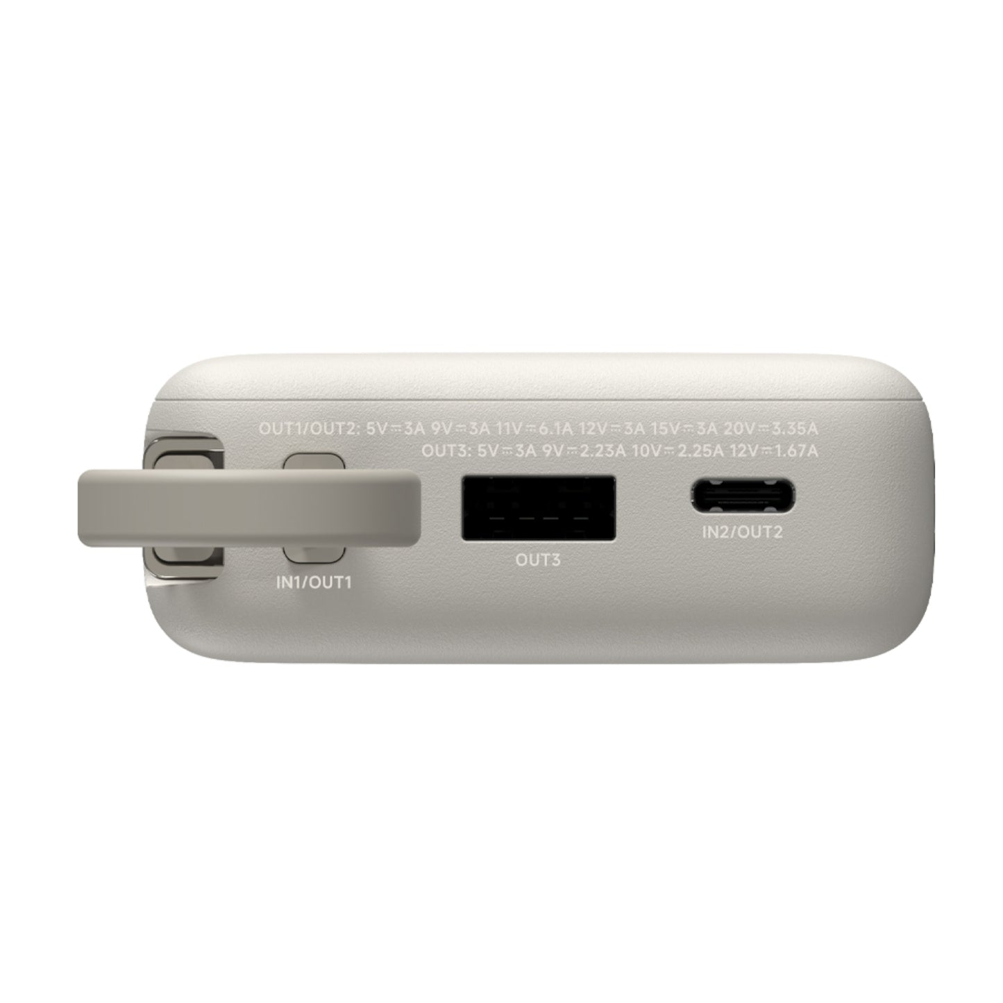 Xiaomi 67W Power Bank 10000mAh (Integrated Cable) - Tan - Stellar Technologies