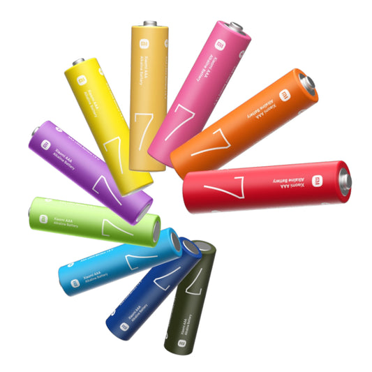 Xiaomi AAA Rainbow Batteries (10 Pack) - Stellar Technologies