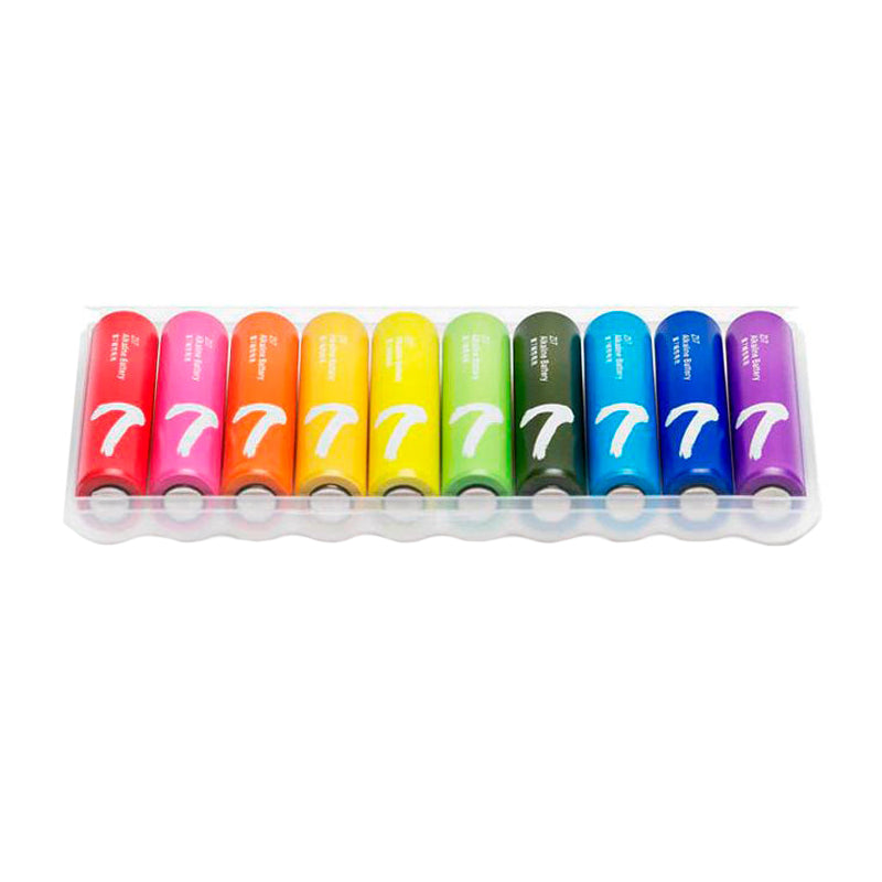 Xiaomi AAA Rainbow Batteries (10 Pack) - Stellar Technologies